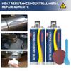 Высокопрочный литейный клей Промышленная эпоксидная шпатлевка AB для ремонта металлического оборудования Клей для металлической сварки Литейный герметик