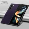 Чехол из углеродного волокна и ПУ-кожи для Samsung Galaxy Z Fold 7 6 5 4 3 Fold7 Fold6 Fold5 Fold4 5G, противоударный чехол из твердого пластика