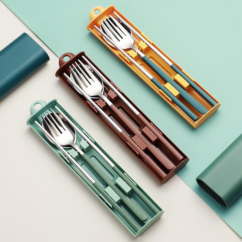 Portable 304 Stainless Steel Travel Cutlery Set
