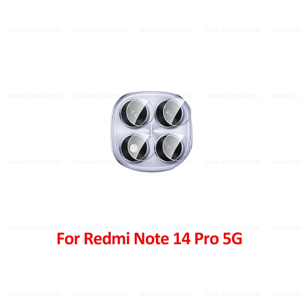 3Pcs Camera Lens Glass For Xiaomi Redmi Note 14 15 Pro 5G Camera Protector Note14 Note15 Pro+ Note14Pro Plus 14Pro 15Pro 4G Film 4