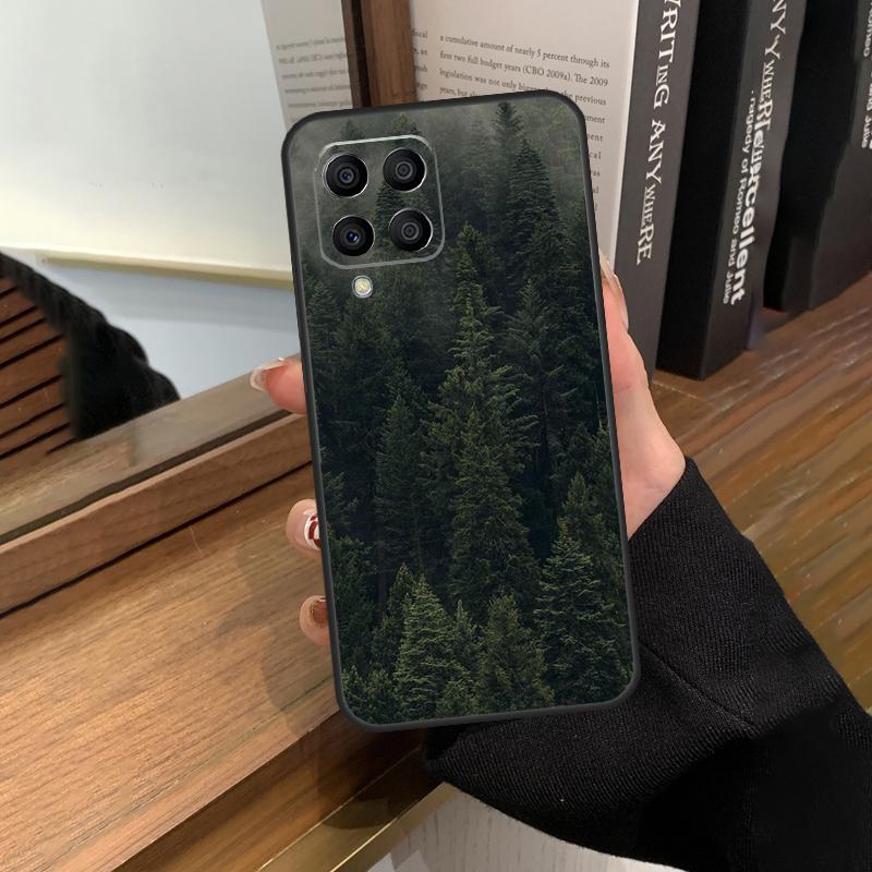 Красивый чехол с изображением горного леса для Samsung Galaxy M56 M16 M36 M33 M53 M13 M12 M32 M52 M20 M15 M55 M31 M14 M35 M34 M54