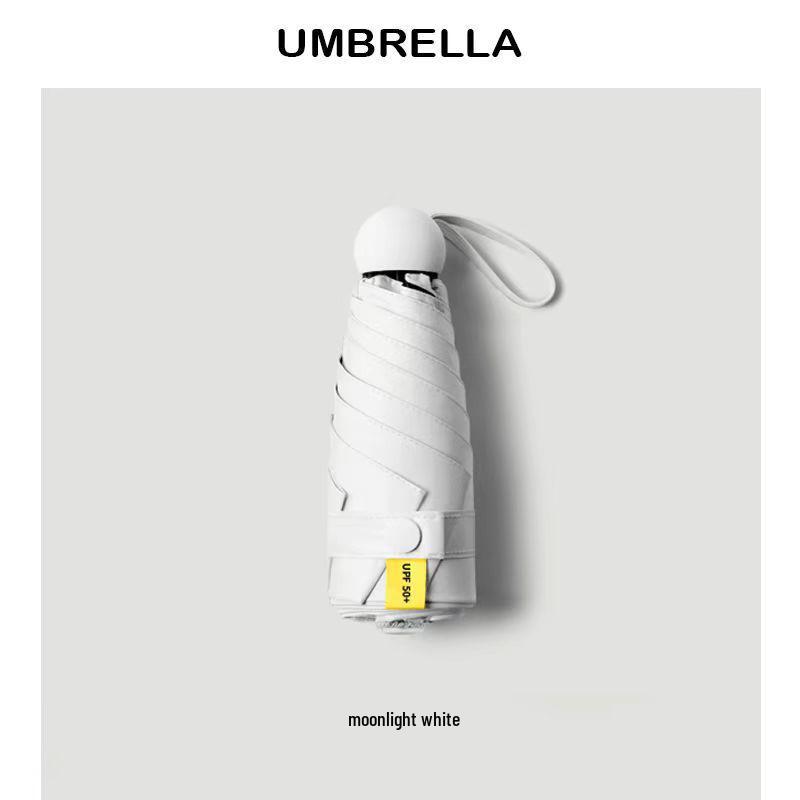 50% скидка на женский портативный солнцезащитный зонт - Защита от УФ-лучей, Ручное складывание, Зонт от дождя и солнца