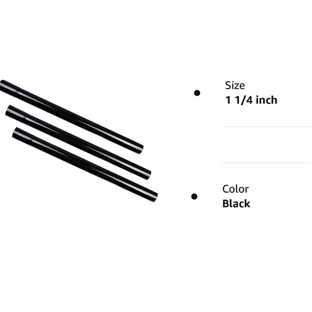 3PCS 1.25 Inch Vacuum Tubes Accessories Vacuum Extension Wands Long For Shop Vac