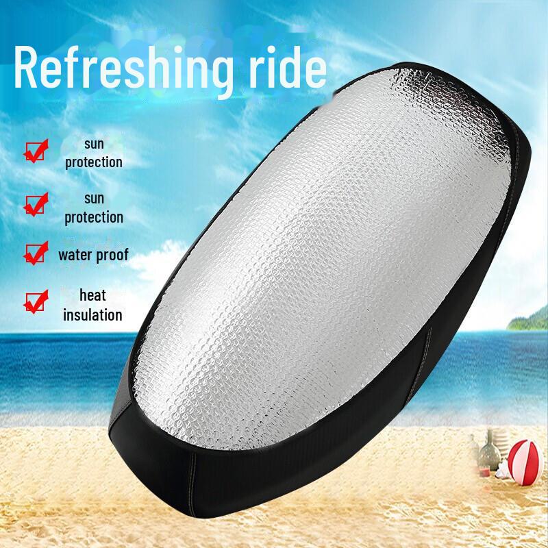 Универсальная 3D сотовая подушка для сиденья электромобиля - большая, утолщенная, защита от солнца, теплоизоляция - сетчатый чехол для мотоцикла