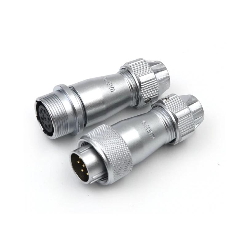 WEIPU WF16 TE/ZE M16 Waterproof 2 3 4 5 7 9 10Pin Automotive Electrical Connector 5A 10A Aviation Plug Socket Industrial Adapter