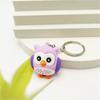 PVC Student Gift Bag Charms Birthday Gifts Owl Keychain Car Keychain Animal Keyring Owl Pendant