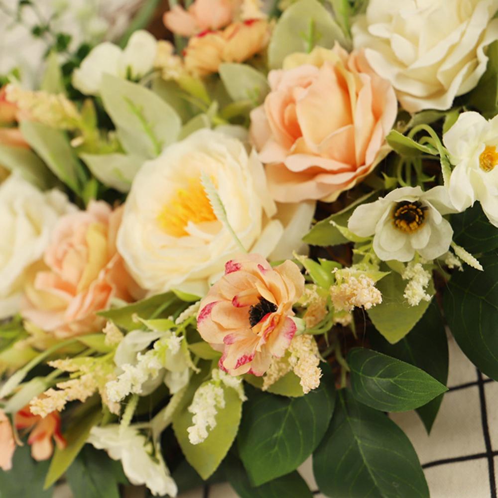 Rose Sakura Wreath Indoor Natural Vine Wreath for Window Outdoor Wedding