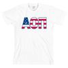 Alpha Omicron Pi Bella + Canvas Футболка США Буквенный Топ AOPI *ВСЕ РАЗМЕРЫ*