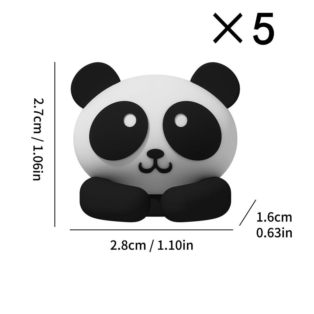 WORTHBUY Cute Desktop Cable Managers Self-Adhesive Wire Cord Management USB Data Cable Clips Holder Office Desk Accessories