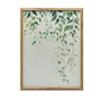Minimalist Poster With Green Leaves Minimalist Poster With Green Leaves, 40X50 Cm, Black Aluminum Frame, 230 Gsm Matte Paper