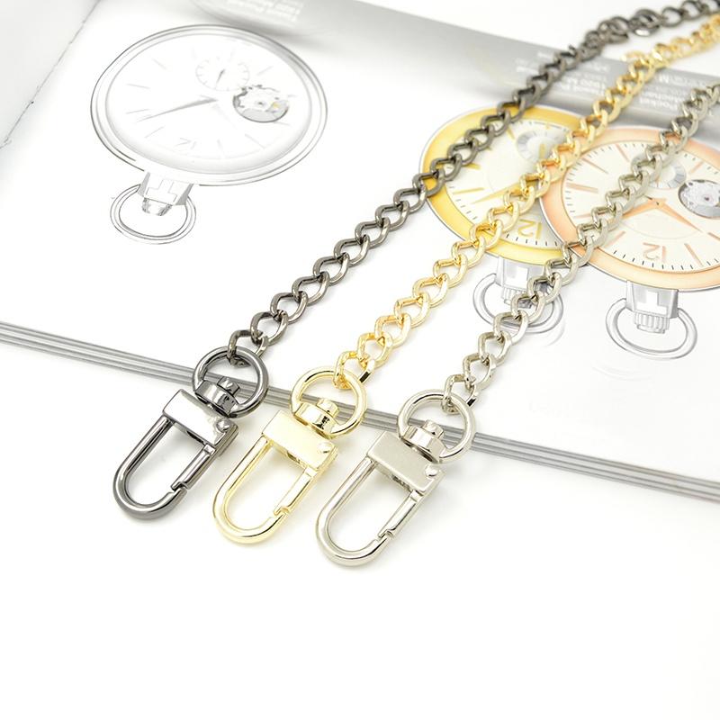 120 см кошелек из нержавеющей стали с ремешком-цепочкой и ручкой через плечо, сумка через плечо, металлическая замена