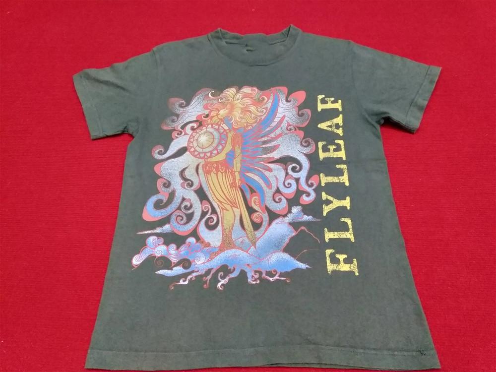 Flyleaf Band Album Short Sleeve Cotton Green Size S to 5XL Shirt OB900