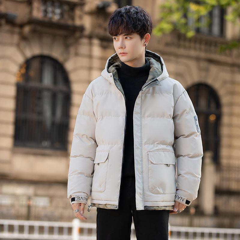 Мужская пуховая куртка из хлопка, зимняя новая утепленная теплая куртка из хлопка, зимнее пальто