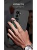 Тонкий чехол-ремешок на запястье Samsung Z Fold 7 с пленкой и кольцом для пальца