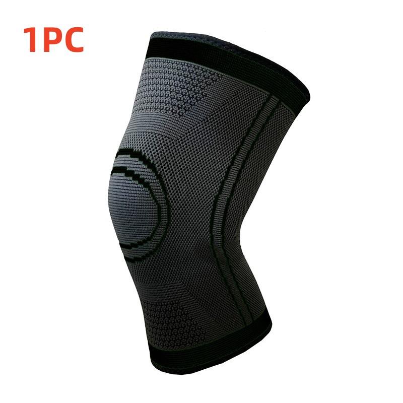1/2 шт. Наколенник для зала, бега, эластичный, мужской, женский, для баскетбола, защита колена, нейлоновый вязаный, для пеших прогулок, фитнеса, защита колена, спортивное оборудование