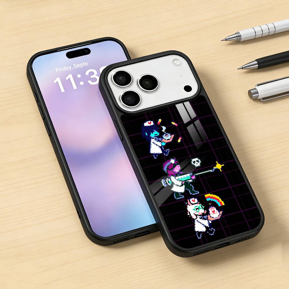 Чехол для телефона D-Deltarune Kris для iPhone17,16,15,14,13,12,Pro,Max, Магнитный для беспроводной зарядки Magsafe