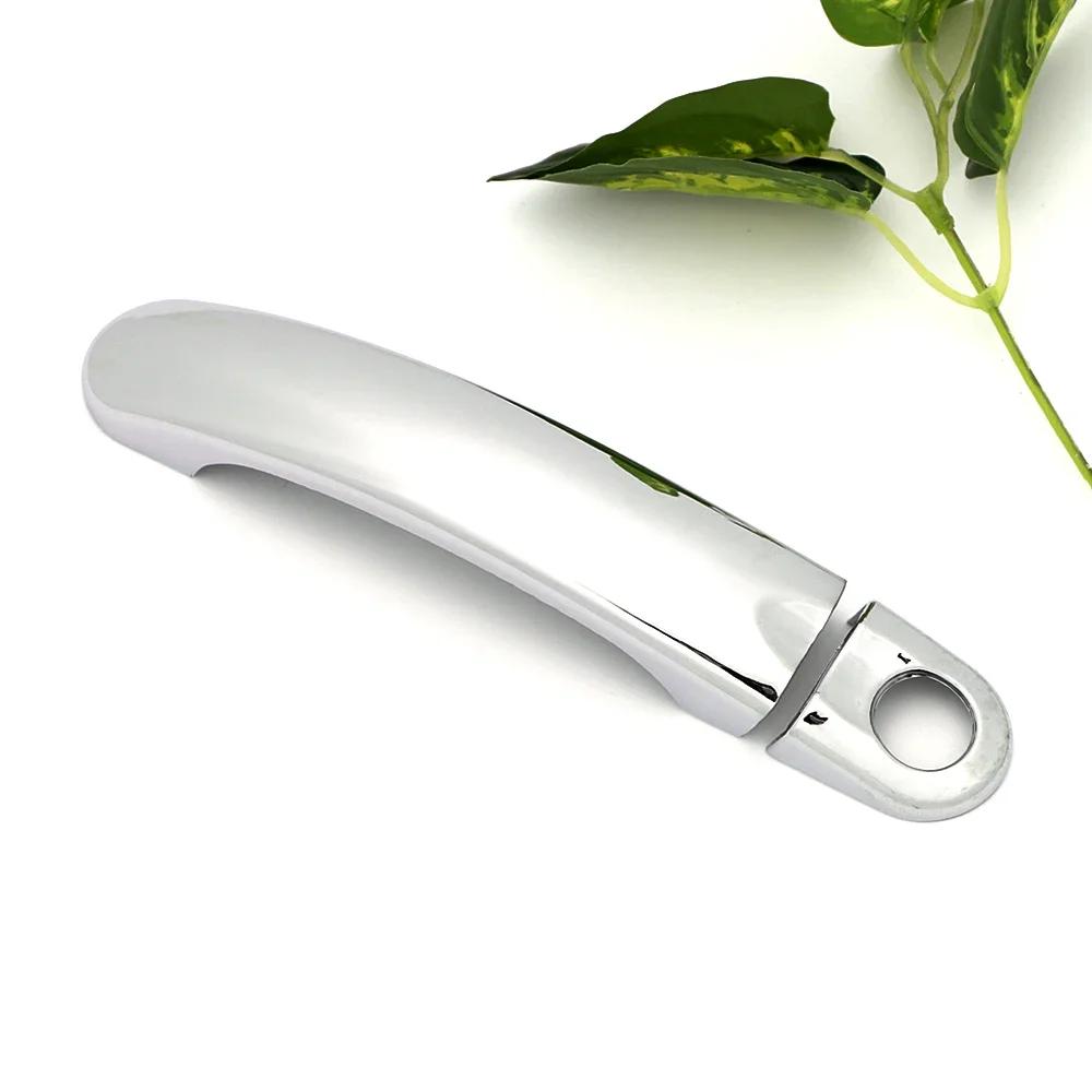 Наклейка для защиты хромированной дверной ручки из углеродного волокна для Volkswagen VW Jetta MK5 2005-2011 Golf Plus