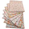 Siawadeky Patchwork Cotton Cut Set of Floral Print Soft To the Sewing Stuffed Lucky Lunch Fabric Set Fabric, Cloth, 8, Fabric, Touch, Breathable,