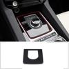 Matte Black Car Gear Shift Panel Cover Trim For 2016-19 Jaguar F-Pace XE