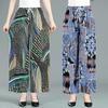 Summer Wide-leg Pants High-waisted Culottes Wide-leg Pants Women's Plus-size Dance Pants