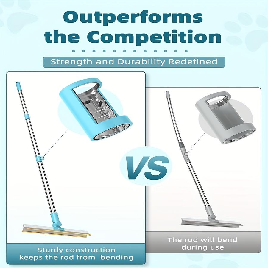 Extra-Wide Pet Hair Remover Rake - Easy Wash, Adjustable Handle For Sofas, Furniture & Car Seats