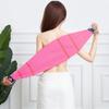 Exfoliating Back Bath Scrub Washcloth Strap Towel With Rope Handles, Double Side Bath Wash Towel Body Sponge Loofah Towel