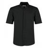 BARGEAR Mens Mandarin Collar Tailored Short-Sleeved Chef Shirt
