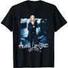 Официальная футболка Avril Lavigne Let Go - Черная, Унисекс-взрослые, Маленький, Короткий рукав, Классический крой, Хлопок, Полиэстер