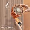 Portable Mini Electric Fan Handheld Small Fan USB Digital Display silentOffice DeskStudent On Dormitory Charging Outdoor Fan