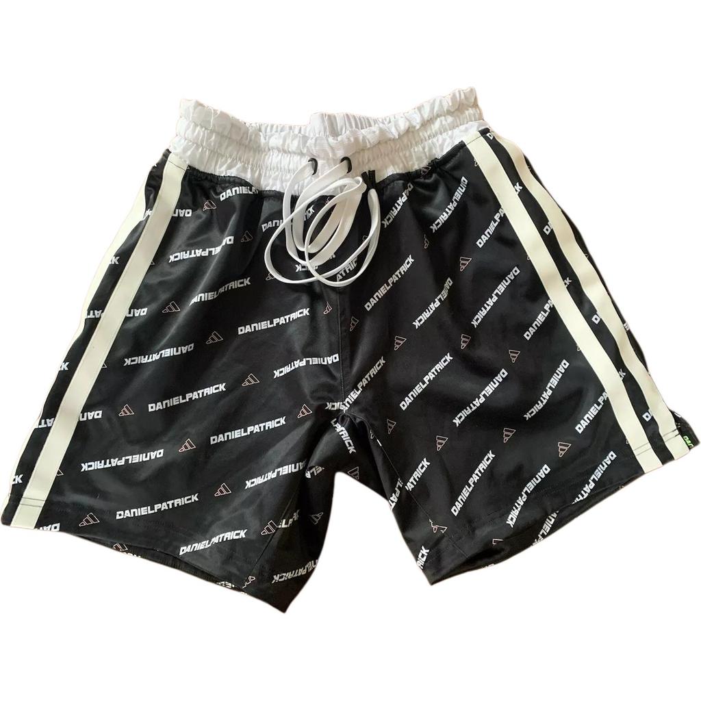Adidas X Daniel Patrick Collaboration NWOT Comfortable Fashion All-Over Print Breathable Basketball Shorts Men Shorts Black GL0493