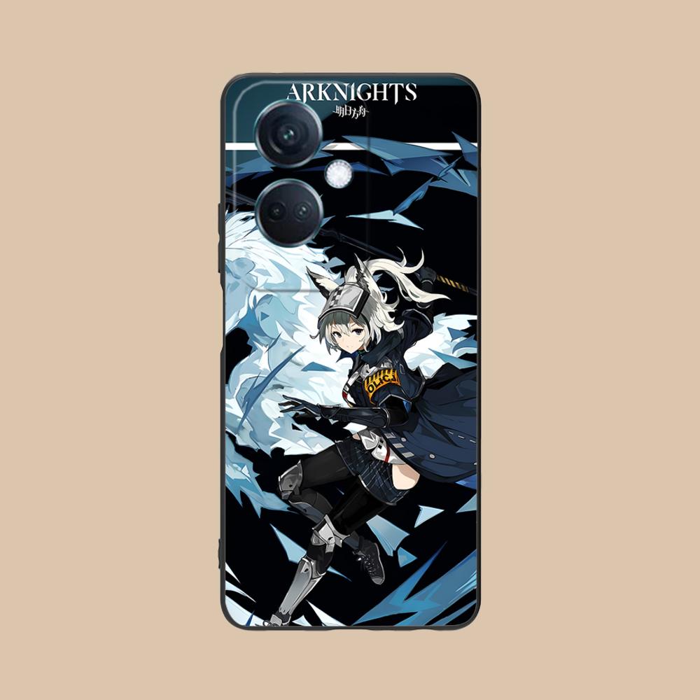 Arknights Grani Матовый ТПУ Чехол для Мобильного Телефона для OPPO Reno 14 13 12 11 10 9 8 7 6 5 F T Pro 5G Цветной Печатный Чехол