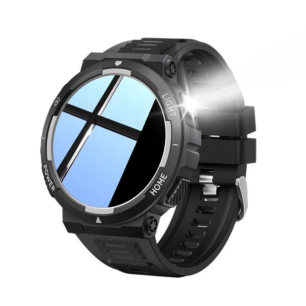 SmartWatch for Men 3ATM Waterproof with Call/LED Flashlight 2.02" HD Screen Smartwatch Compass Fitness Tracker HR/Blood Pressure Monitor Watch