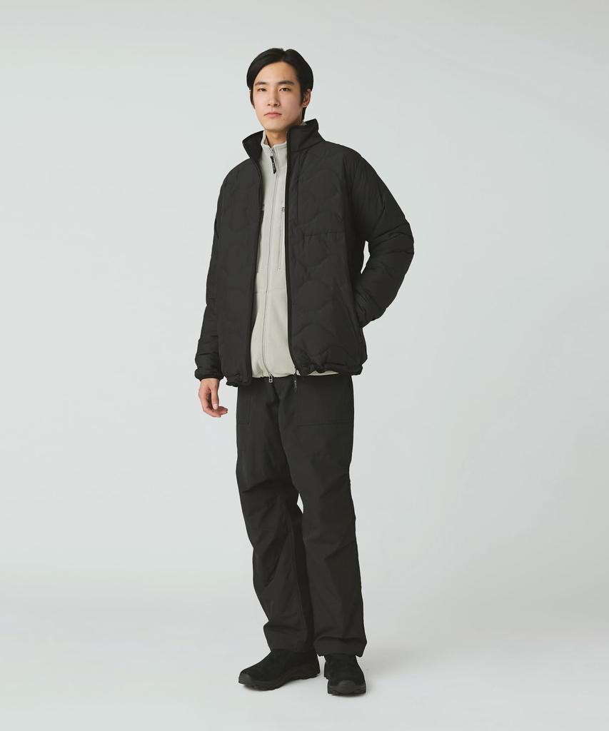 Snow Peak Seamless Quilted Down Jacket Outerwear Jacket Down Padded BLACK M JK-25AU029 Men's Women's