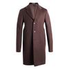 VICUTU Men's Lamb Wool Mid-length Overcoat