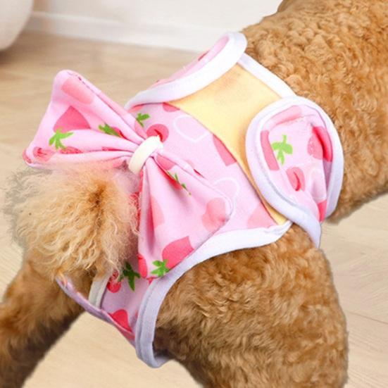 Dog Diapers Pet Physiological Pant Puppy Panties Washable Dog Underwear Breathable Pet Shorts for Female Dog In Heat