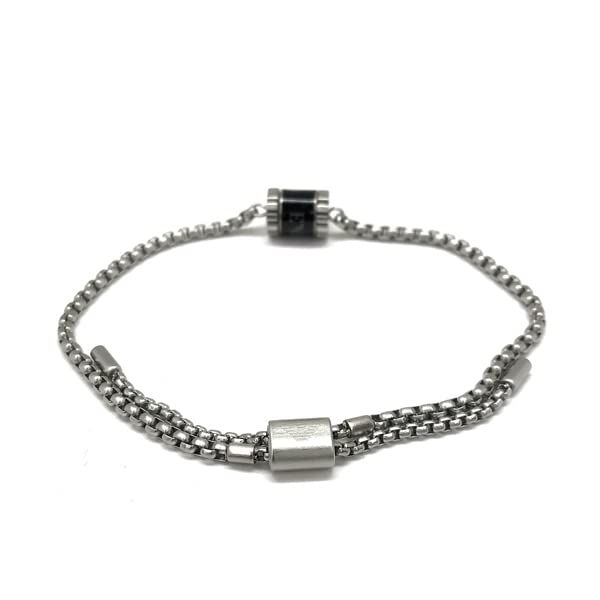 Emporio Armani Матовый серебряный браслет с логотипом Eagle EGS2845040 (Эмпорио Армани) [Элемент]