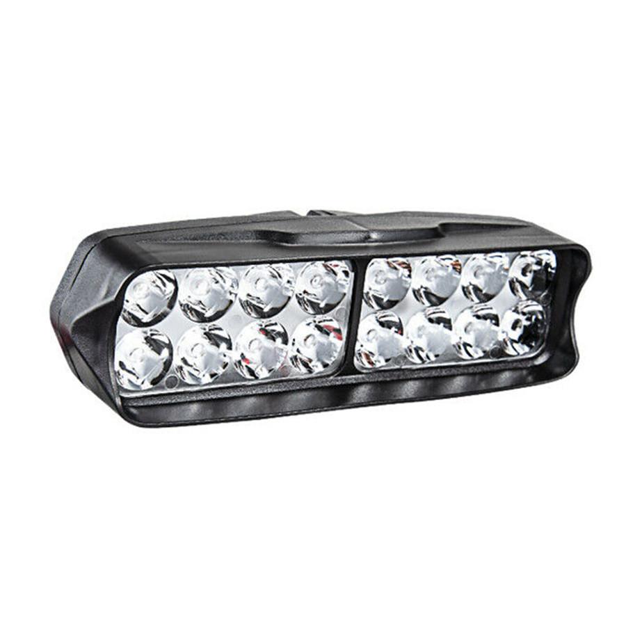 Waterproof 24W 2400Lm 6000K 12-85V Car Headlight Spotlight Fog Lamp+Switch Kit