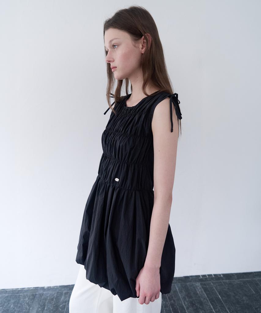 Lora Lora Balloon Mini One Piece Black