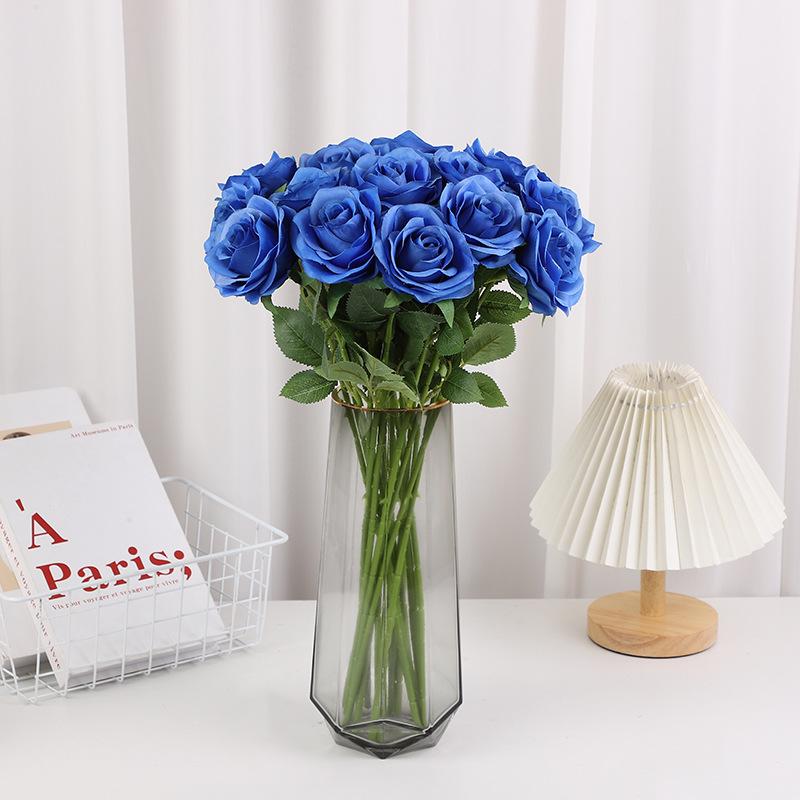 Искусственная роза из шерстяной ткани Cross-Border для домашнего и свадебного декора