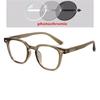 Transparent Gray Frame Round Shortsighted Prescription Glasses Women  Anti Blue Rays Myopia Eyeglasses 0 -0.5 -0.75 To -6.0