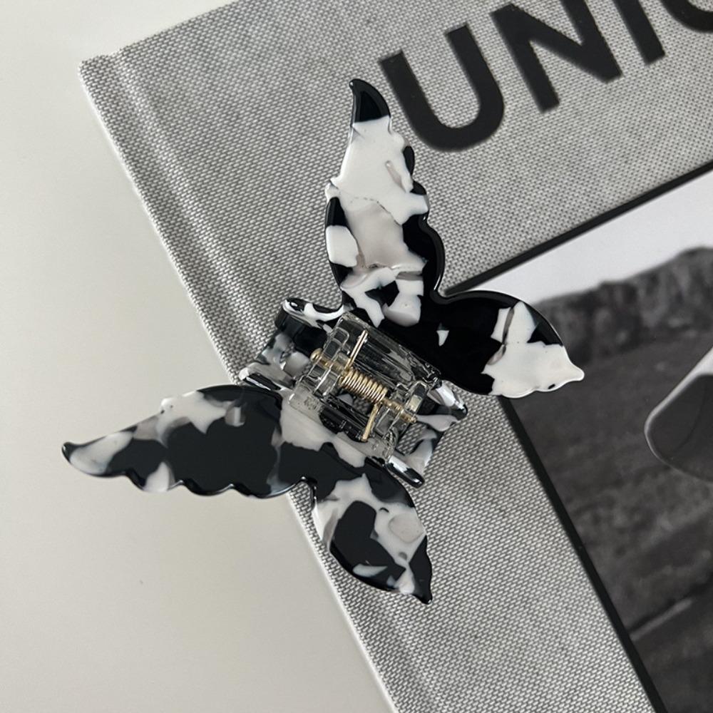 Acetate Fiber Butterfly Hair Claw Colorful Hair Clamps New Hair Clip