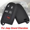 Силиконовый чехол для дистанционного ключа автомобиля для Dodge Ram Charger Journey Durango Jeep Grand Cherokee Chrysler Keyless Fob Shell Holder
