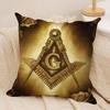 FFreemason Painting Cushion Cover Soft Plush Fabric DoubleSided Printed Sofa Cushion Cover for All Seasons Home Decor Gift
