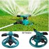 Automatic Sprinkler 360 Degree Automatic Rotating Water Spray Sprinkler Nozzle Garden Lawn Garden Watering Irrigation Supplies