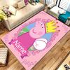 Custom personalization Peppa Pig Area Rug - Perfect For Kitchen, Bathroom,Laundry Room Decor Large Size Available,Gift All Seasons