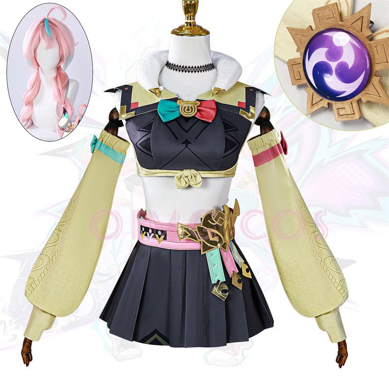 Genshin Impact Varesa Cosplay Costume Adult Carnival Uniform Anime Halloween Party Costumes Masquerade Women Game
