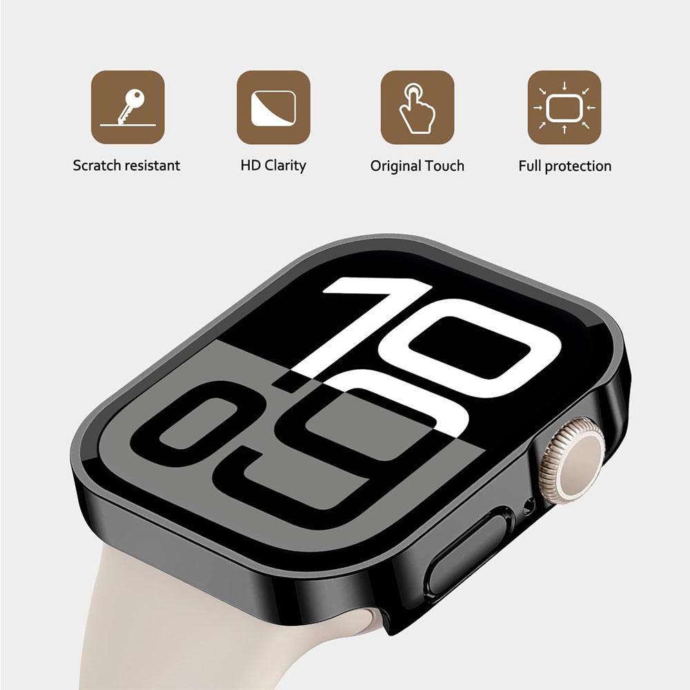 Screen Protector for Apple Watch Case 46mm 42mm 45mm 44mm 49mm 41mm 40mm Tempered Glass iWatch Series 10 7 8 9 SE 6 5 4 Ultra 2