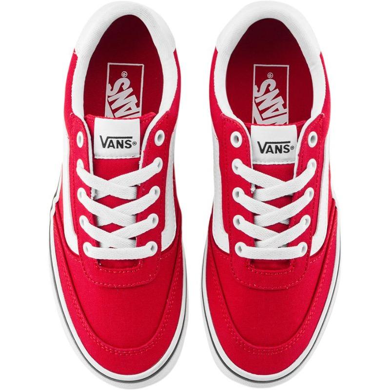Vans Кеды женские Brooklyn LS низкие холщовые красные VN000EBSGH3