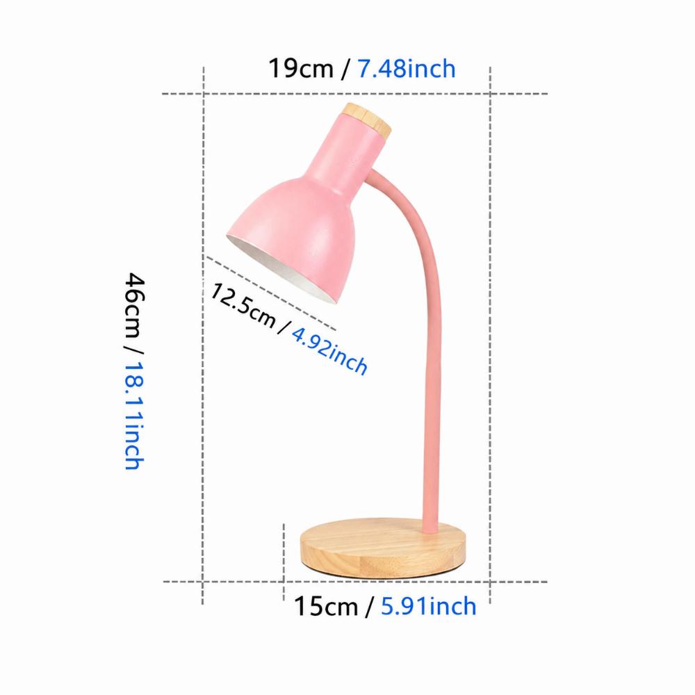 5W LED Desk Lamp Flexible Gooseneck Table Lamp Eye-Caring Desk Lamp  Reading