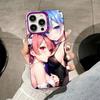 ReZero Rem Ram Purple Translucent Mobile Phone Case for iPhone 17 16 15 14 13 12 11 X XR XS Air Pro Max Plus Colorful Cover